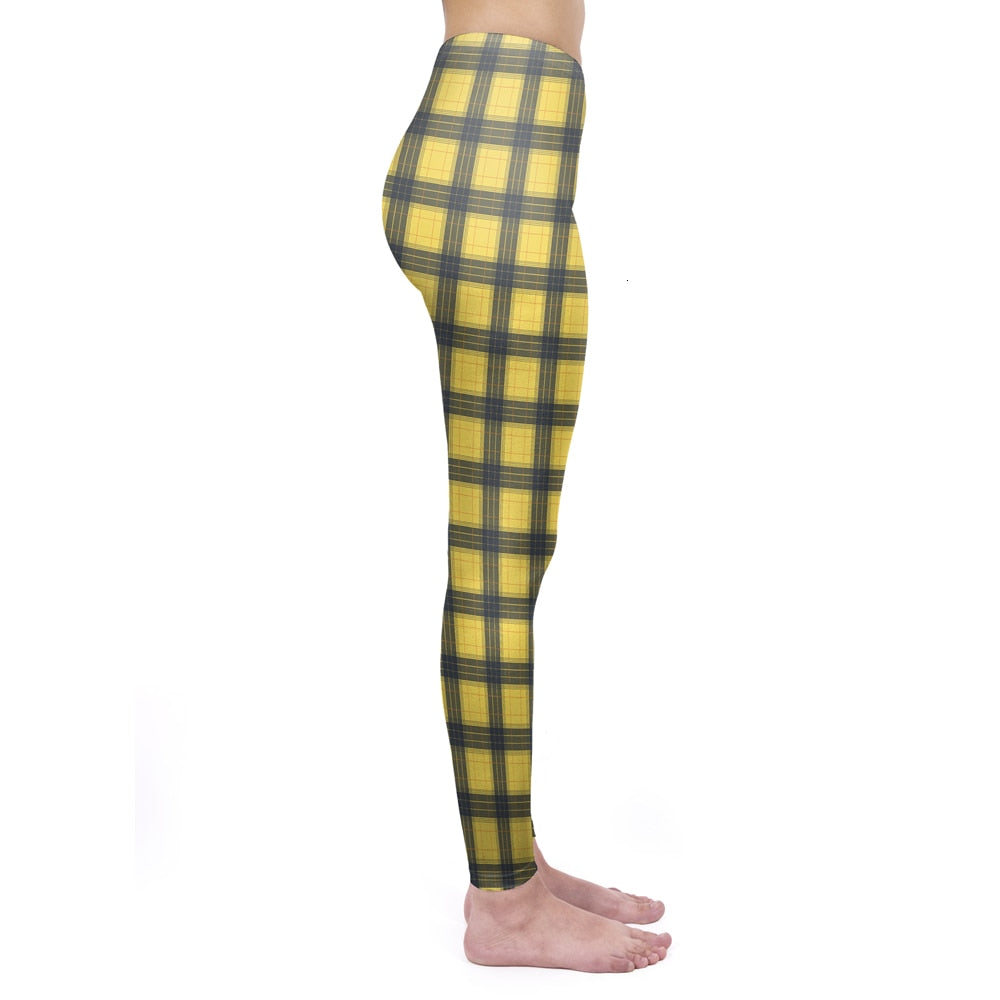 Mode Frauen Leggings Pink Tropics Druck mit Multicolor-Muster Leggings Hohe Elastizität Fitnesshosen Leggings