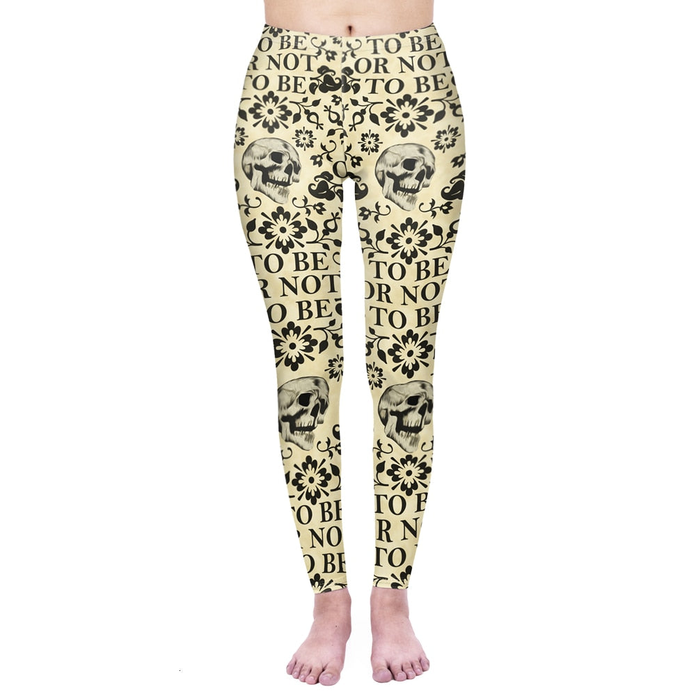 Mode Frauen Leggings Pink Tropics Druck mit Multicolor-Muster Leggings Hohe Elastizität Fitnesshosen Leggings