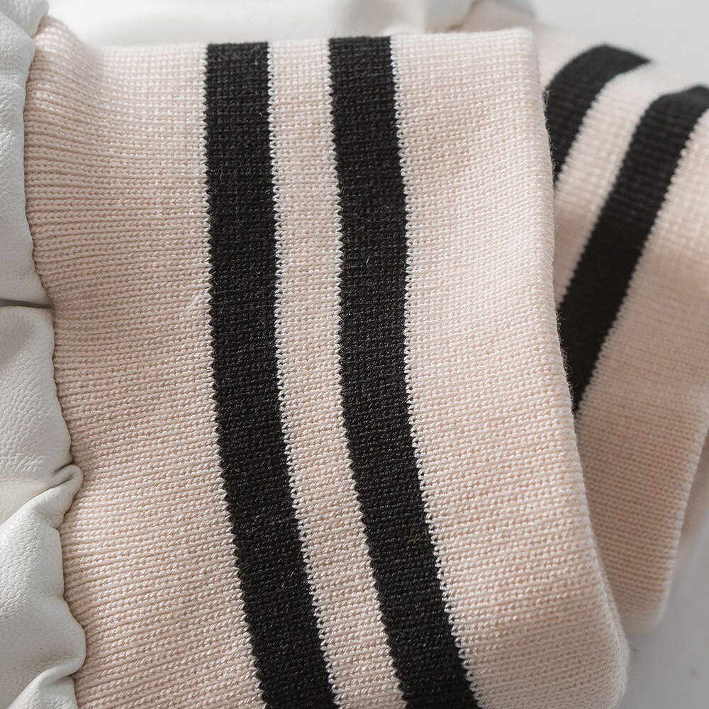 Weiche Fleece-Patch-Leder-Patchwork-Baseballjacke für Herren Herbst Baggy All-Match College-Stil Bomberjacken Paare