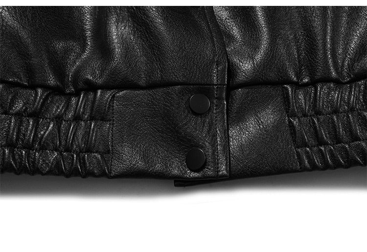 Jacke Herren Buchstaben Stickerei Patch Lederjacken Herbst Retro Baggy Punk Mode Coole Jacken Oberbekleidung Paar Streetwear