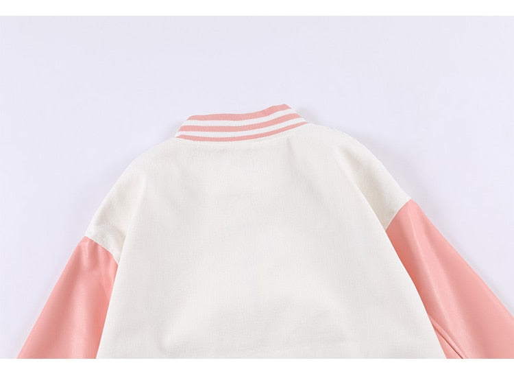 Jacke Männer Furry Cartoon Comics Mädchen Buchstaben Outwear Oversized College Stil Hipster Mäntel All-Match Streetwear