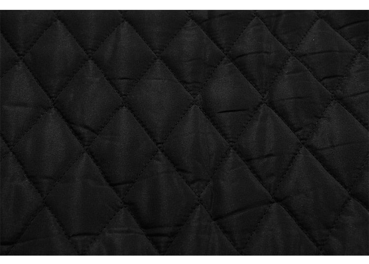 Dicker Baseballjacke Herren Karomuster Stickerei Knopf Bomberjacke Wintermode High Street Übergrößen Jacken Streetwear