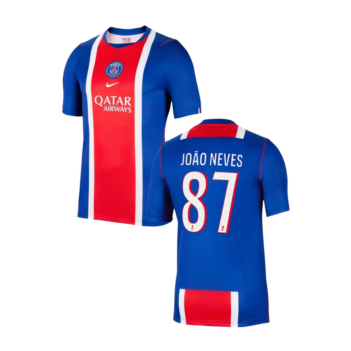 PSG Paris Saint-Germain thuistenue heren 2026/27 – João Neves 87