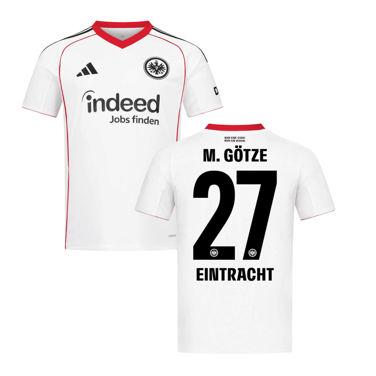 SGE Eintracht Frankfurt bortatröja barn 2025/26 – M. Götze 27
